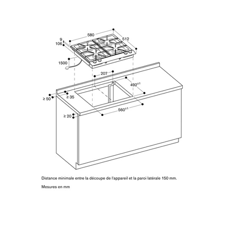 Placa gas GAGGENAU VG264120F