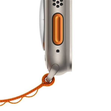 Apple Watch Ultra + Cellular, caja de titanio de 49 mm con hebilla Alpine Stellar Light Size S