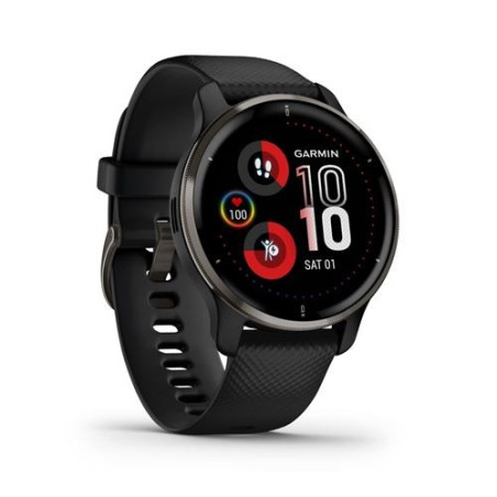 Garmin Venu 2 Plus Gris con correa negra