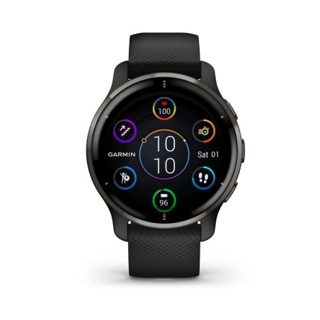 Garmin Venu 2 Plus Gris con correa negra