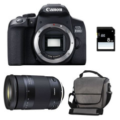 Canon EOS 850D + Tamron 18-400 VC + bolsa + tarjeta SD 4GB