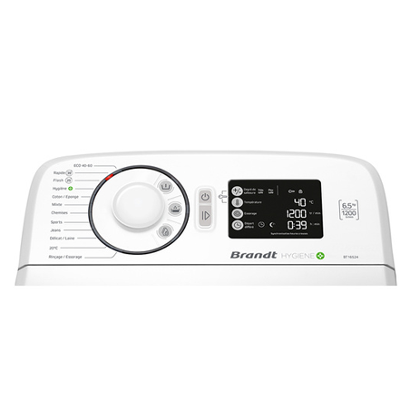 Lavadora BRANDT superior BT16524